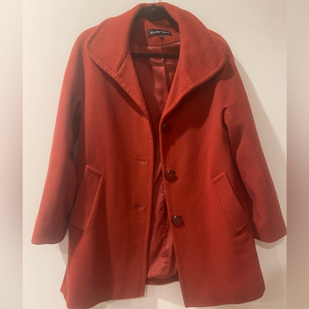 Ellen Tracey Wool Blend coat